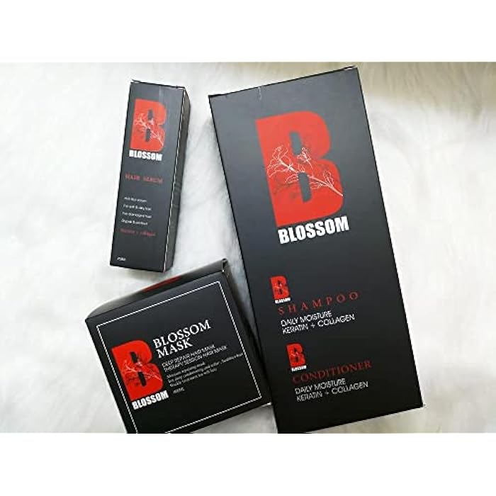 Blossom After Protein Hair Care Set for Damaged Shampoo, Conditioner, Bath Cream, and Serum Sodium Sulfate Free - Image 1